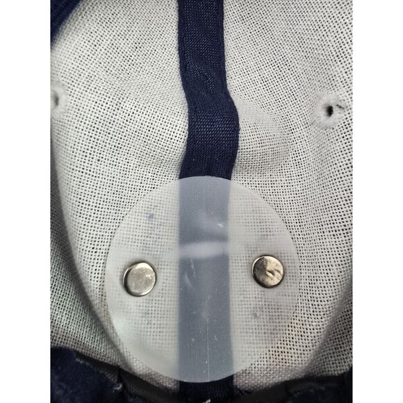 Blue Baseball Cap With Metallic "S" Logo Embroidered Details & Adjustable Strap - Picture 7 of 8